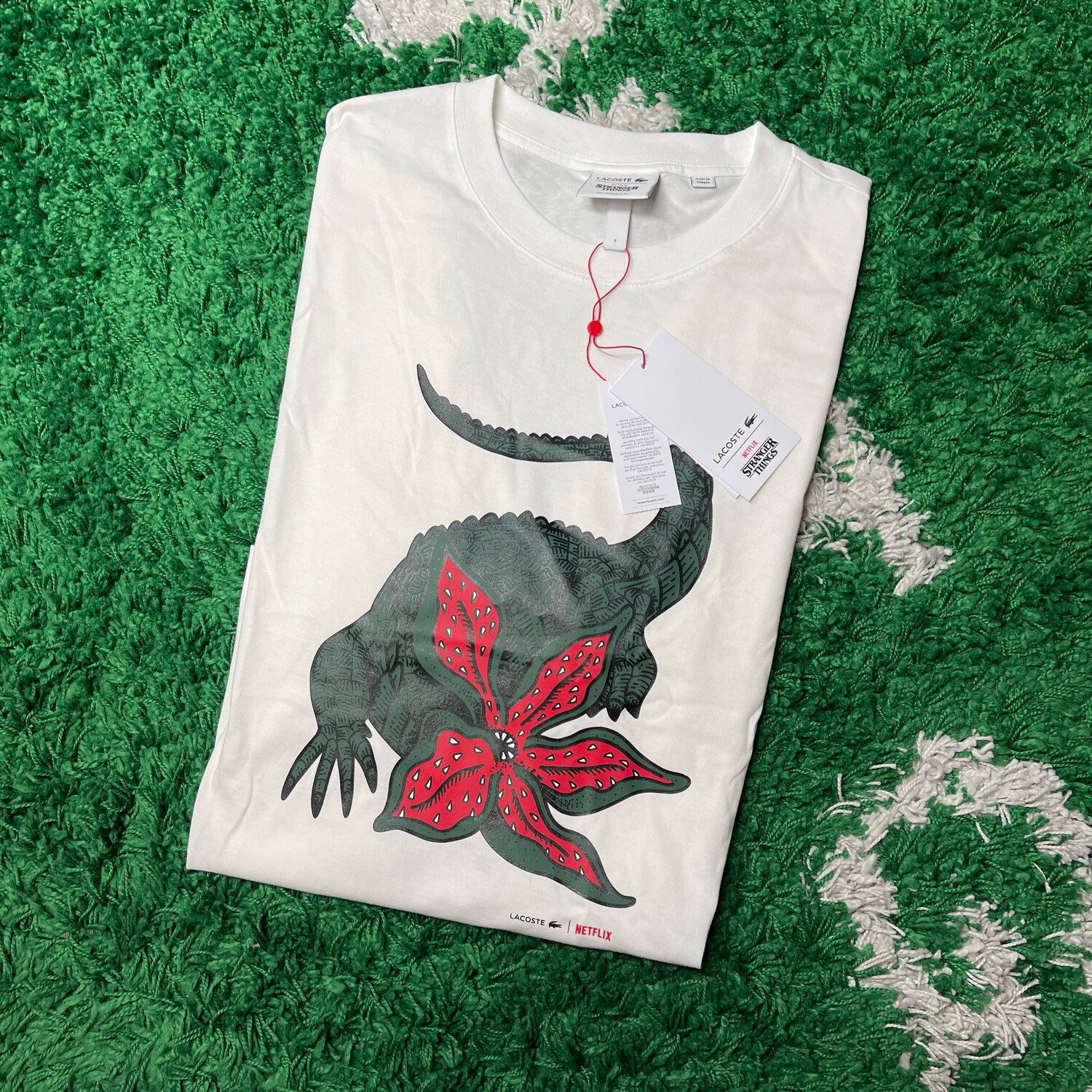 Lacoste Stranger Things Tee Size XL