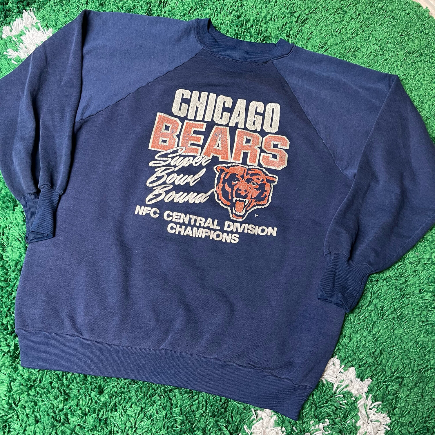 Chicago Bears 80s Crewneck Sweatshirt Size Medium