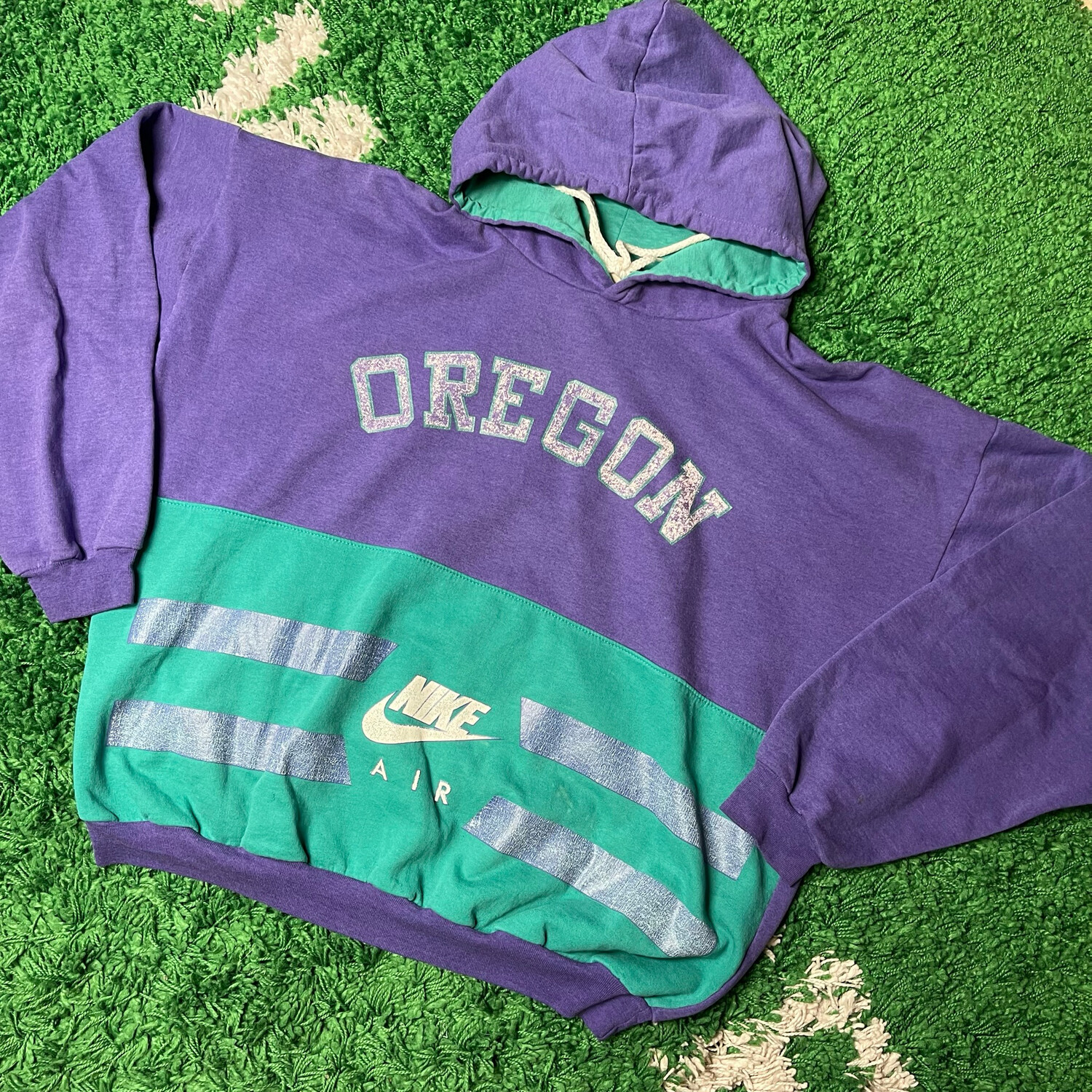 Nike Oregon Grey Tag Hoodie Size Large