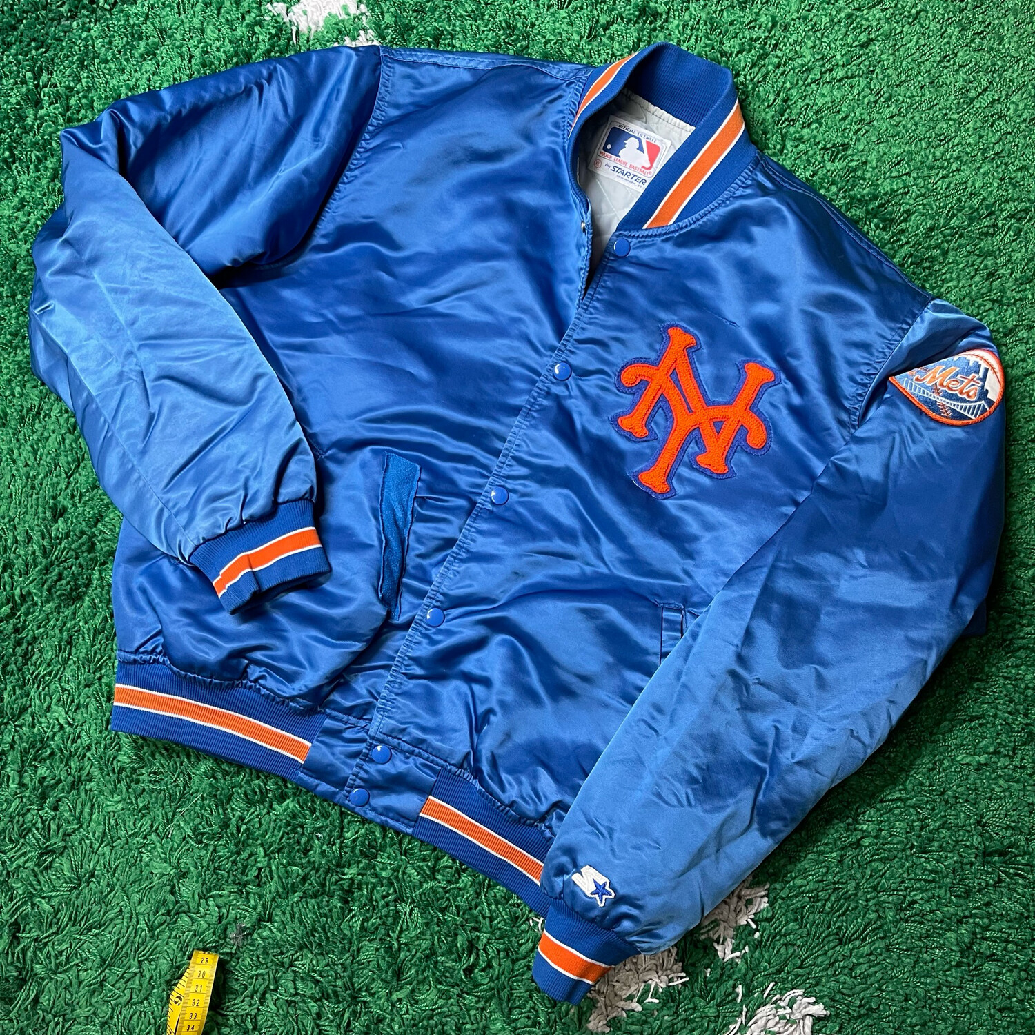 New York Mets Satin Starter Jacket Size XL