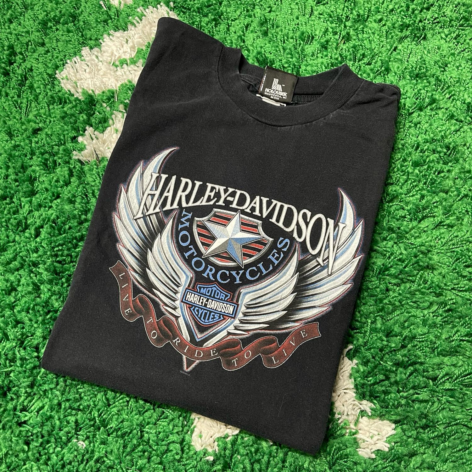 Harley Davidson Live To Ride Tee Size Medium