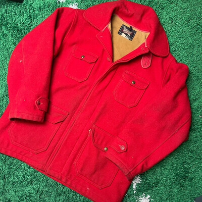Woolrich Red Wool Jacket Size Large