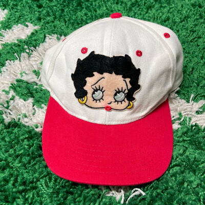 Betty Boop Head Logo Strapback Hat
