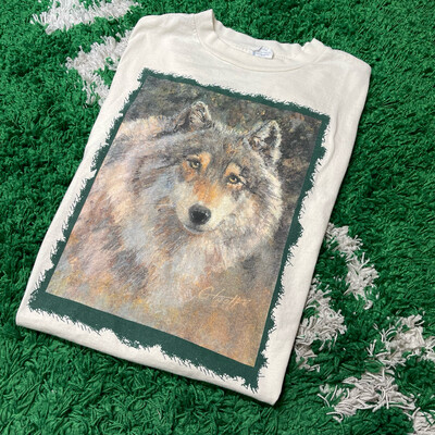Wolf Portrait Tee Size XL