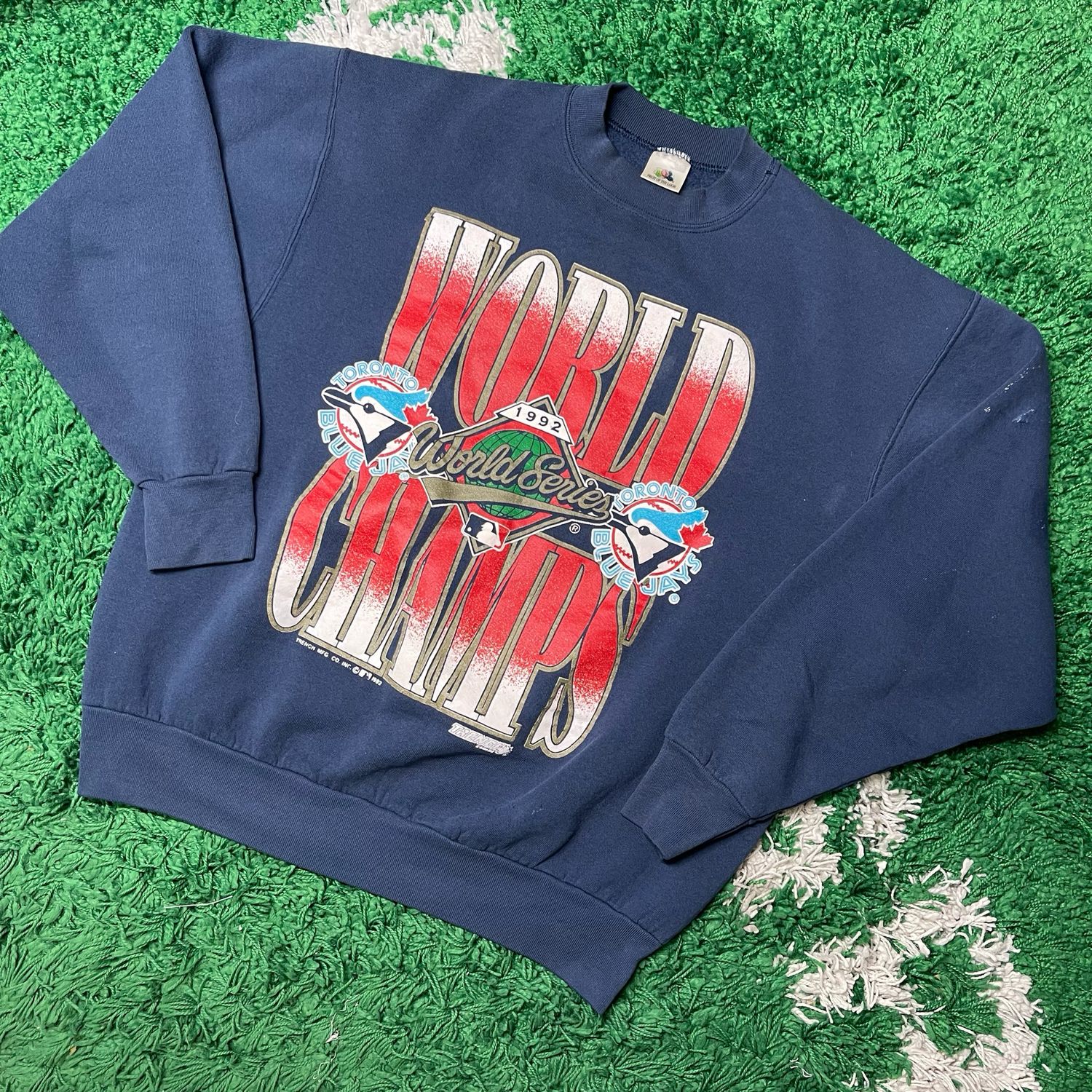 Toronto Blue Jays Navy Crewneck Sweatshirt Size XL