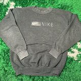 Nike Grey Crewneck Sweatshirt Size Medium