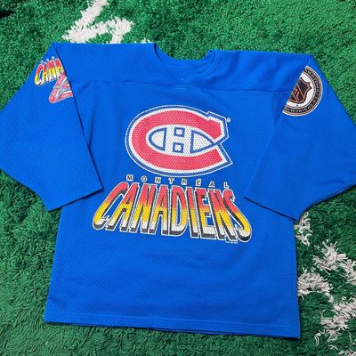 Montreal Canadiens Blue Practice Jersey Size Medium