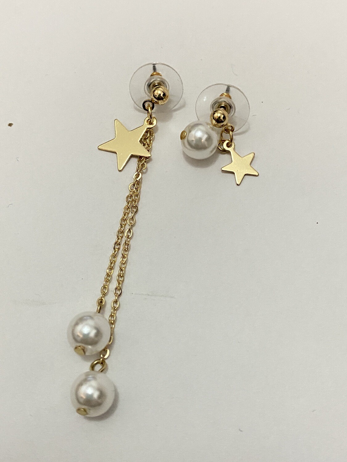 ARETE/PENDIENTE ESTRELLA PERLA
