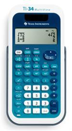 REQUIRED: Texas Instruments Scientific Calculator, TI-34 MultiView
