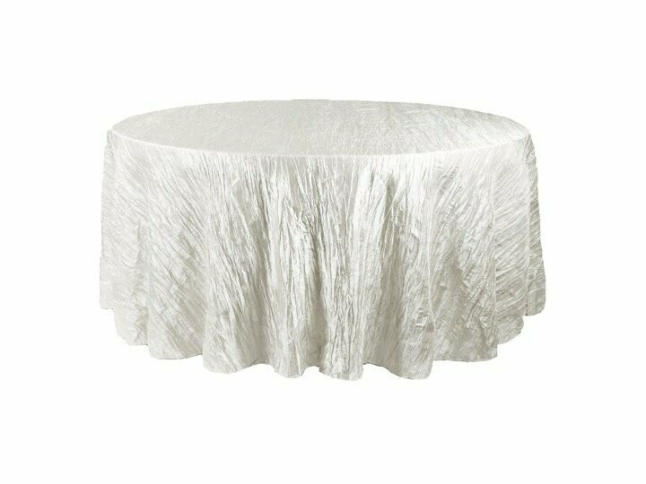 132' White Crinkle