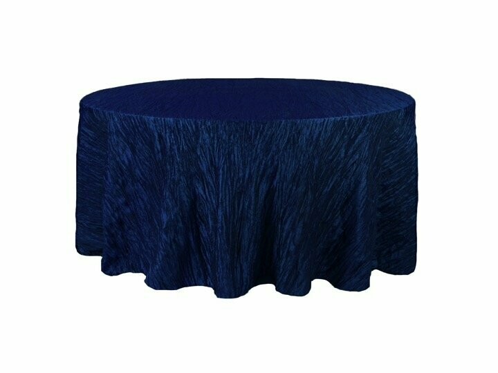132' Navy Crinkle Napkin