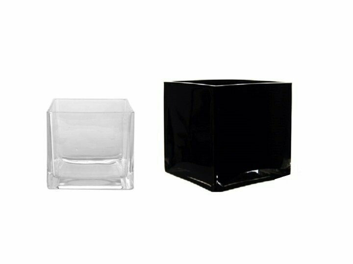 Square Glass Vase
