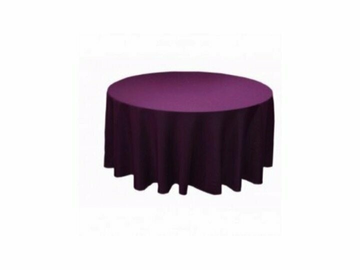 132' Eggplant Polyester