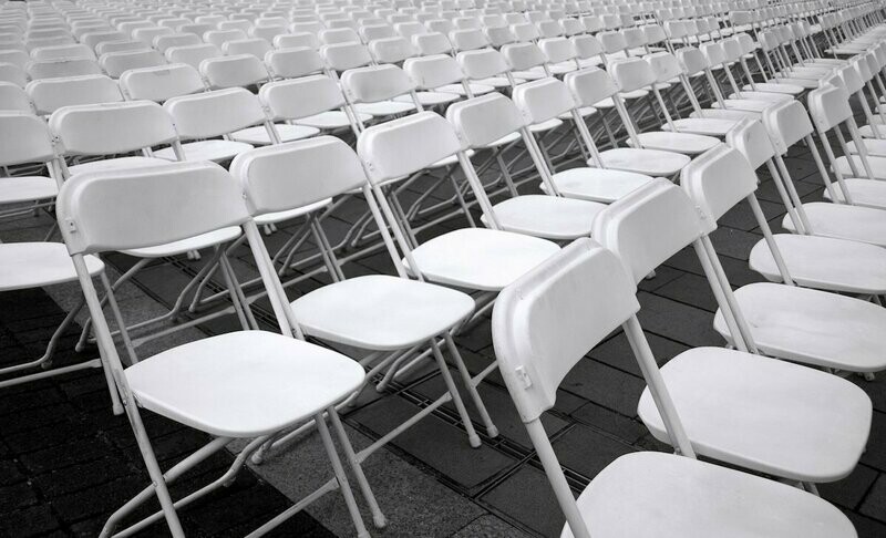 White Plastic Folding Chairs