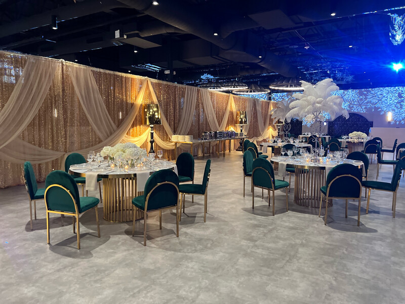25ft Layered Sequin Drapes
