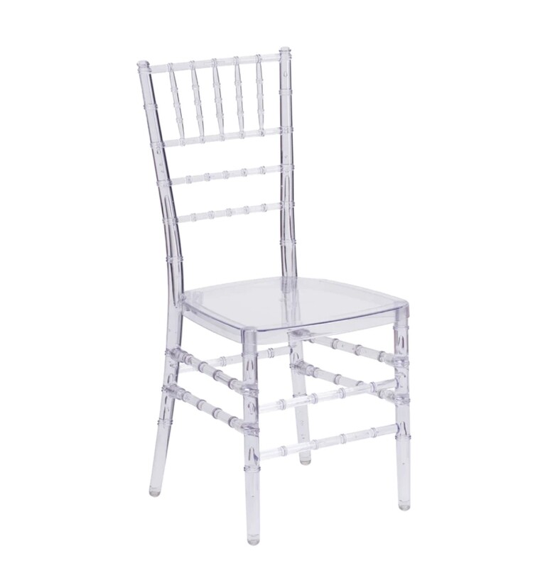 NEW!! Clear Chiavari Chairs