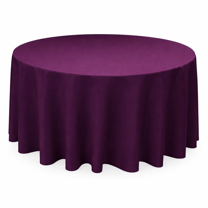 132' Eggplant Polyester