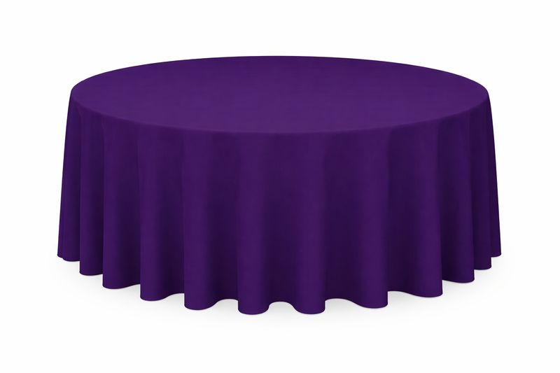 132' Purple Polyester