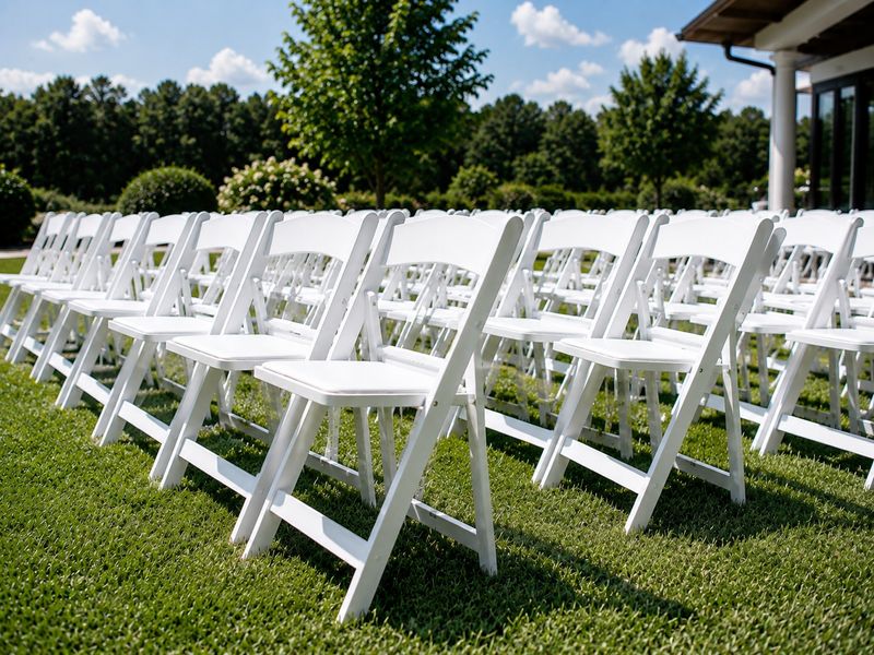 New White Padded Chairs New White Padded Chairs