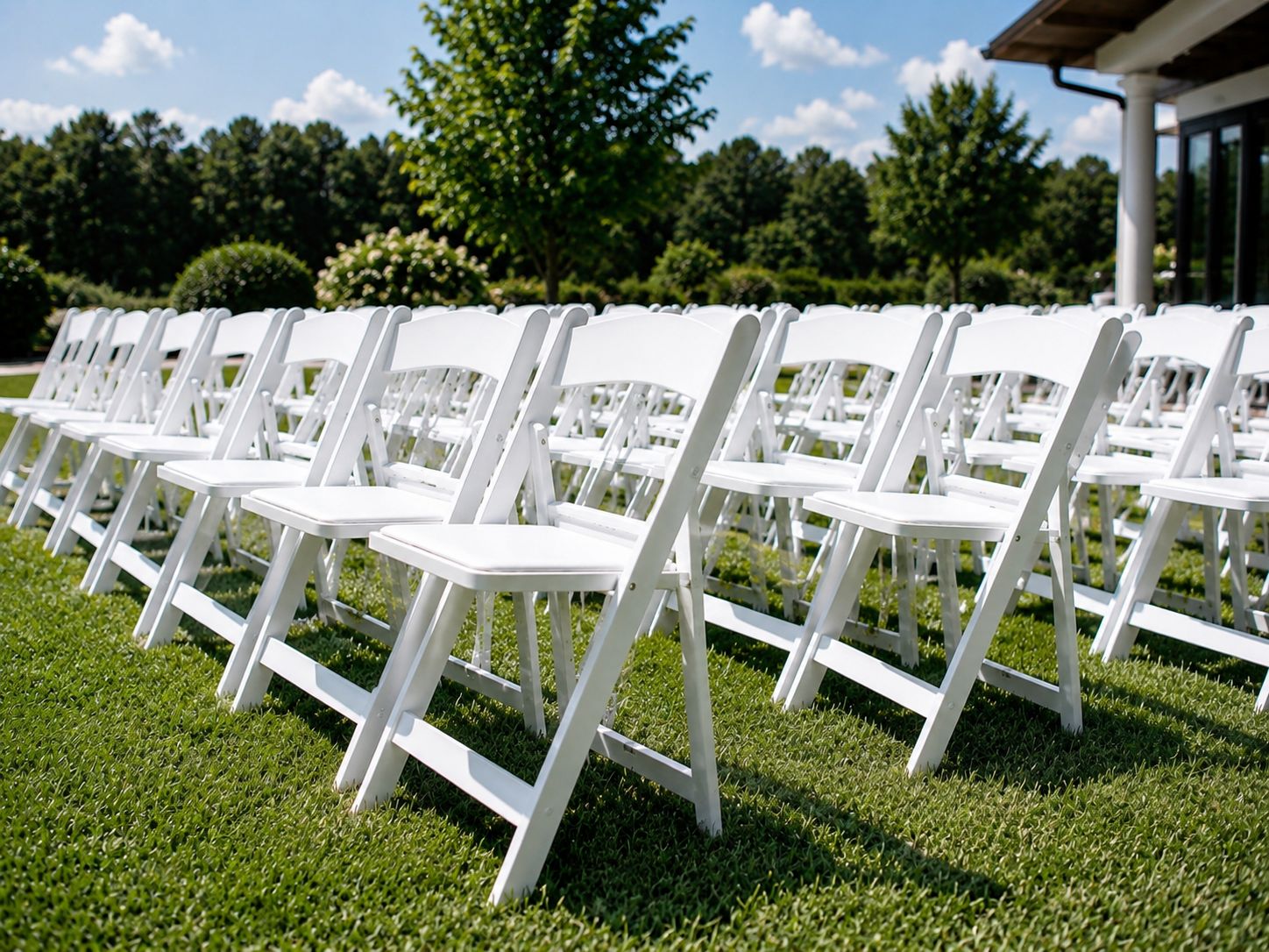 New White Padded Chairs New White Padded Chairs