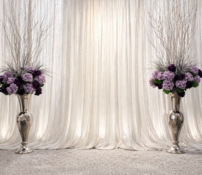 Elegant Backdrop Package (20ft Layered Drapes + Frame Included)
