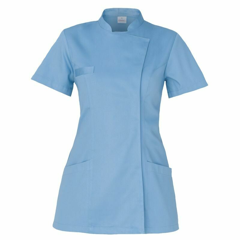 Tunique TATI luxe satin bleu ciel
