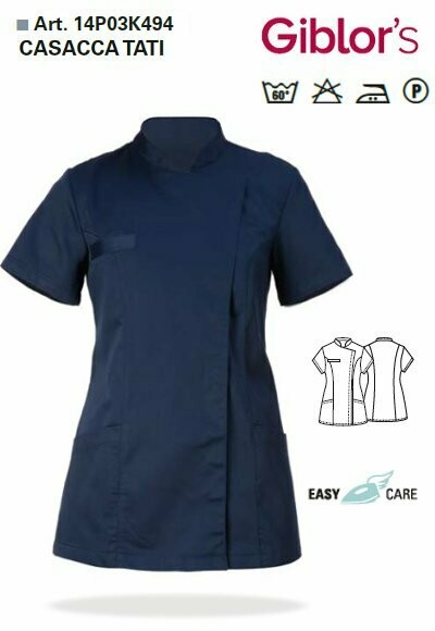 Tunique TATI luxe satin navy
