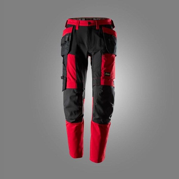 Pantalon Stretch SNICKERS 6218 chilly red noir