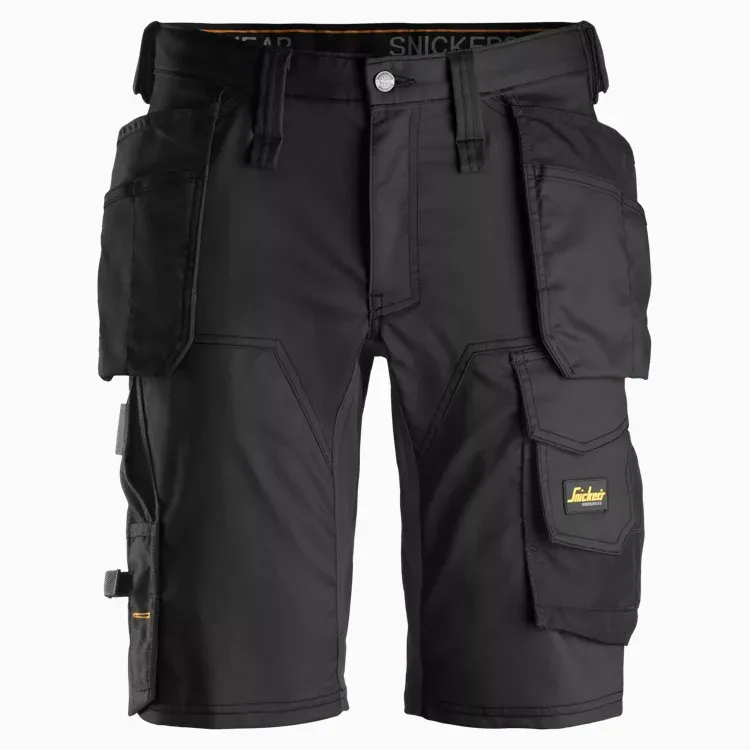 Short en Stretch avec poches holster SNICKERS 6141 noir