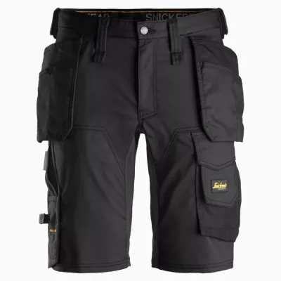 Short en Stretch avec poches holster SNICKERS 6141 noir