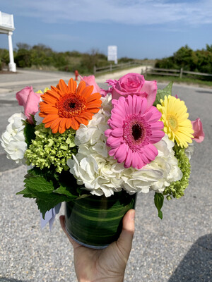 $75 Seasonal Fresh Flower Vase Arrangement