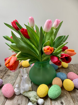 $55 Easter Fresh Flower Vase Arrangement