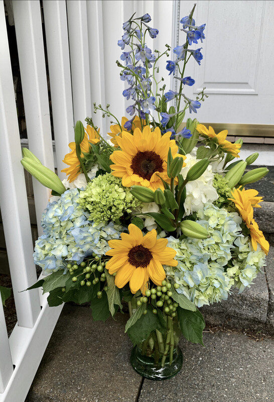 $200 Seasonal Fresh Flower Vase Arrangement
