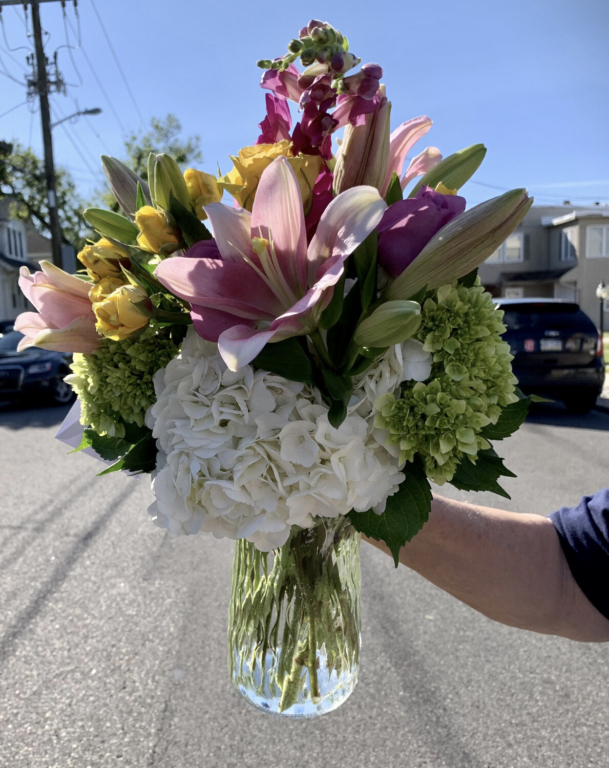$85 Mother's Day Fresh Flower Vase Arrangement