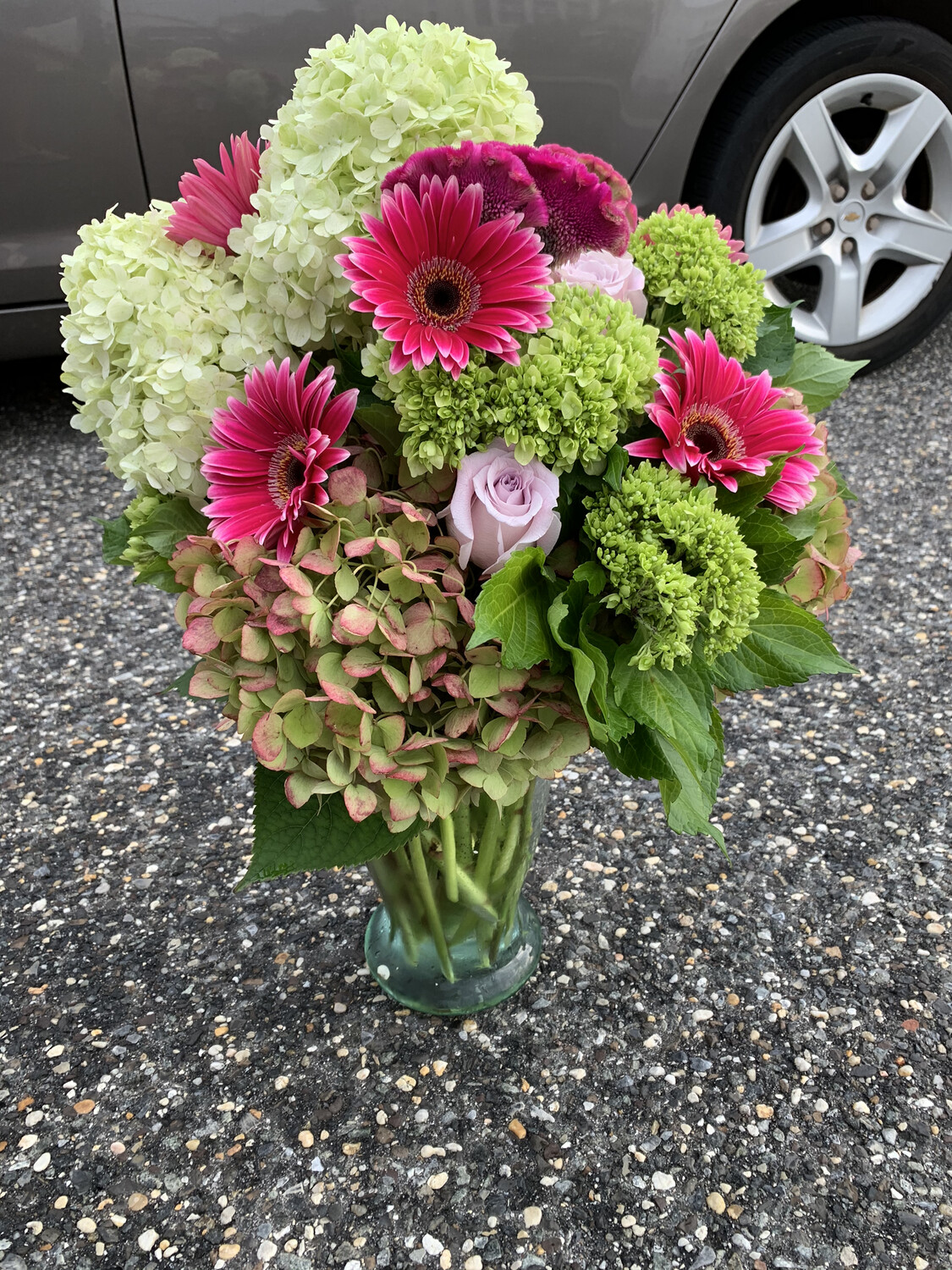 $185 Seasonal Fresh Flower Vase Arrangement