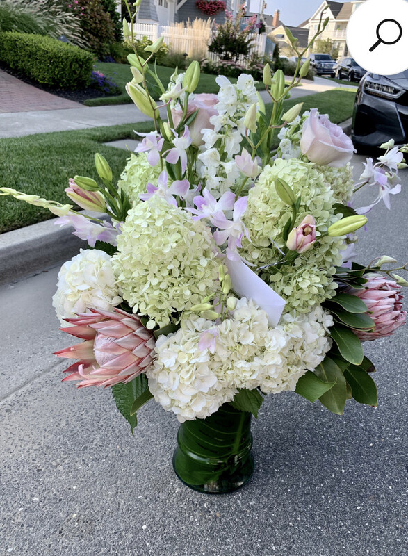 $400 Seasonal Fresh Flower Vase Arrangement