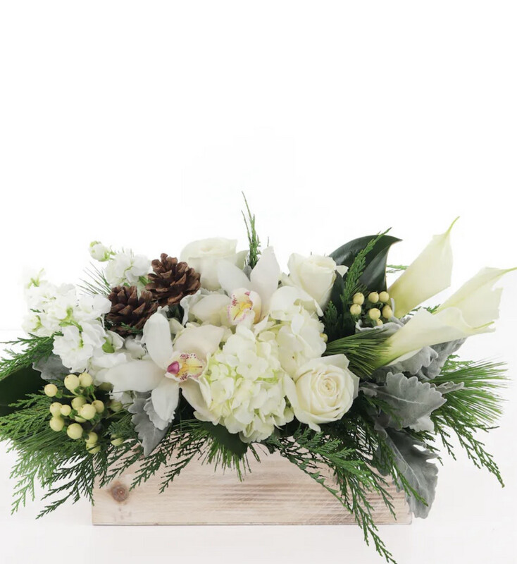 $150 Christmas Fresh Flower Arrangement