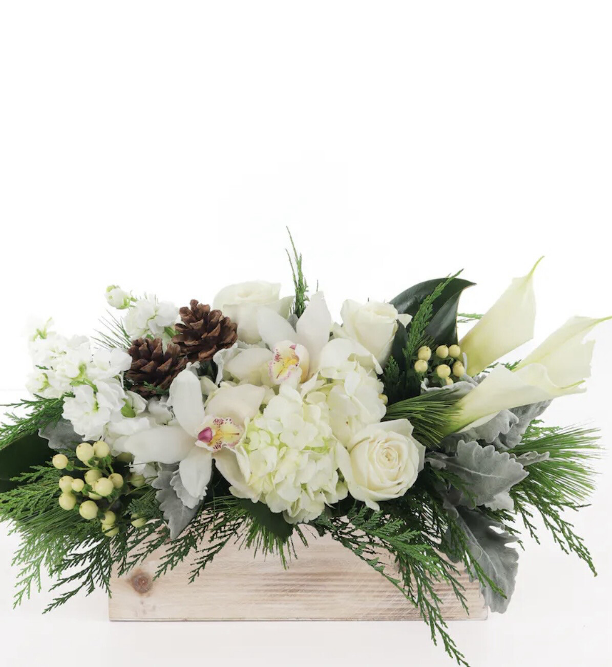$195 Christmas Fresh Flower Arrangement