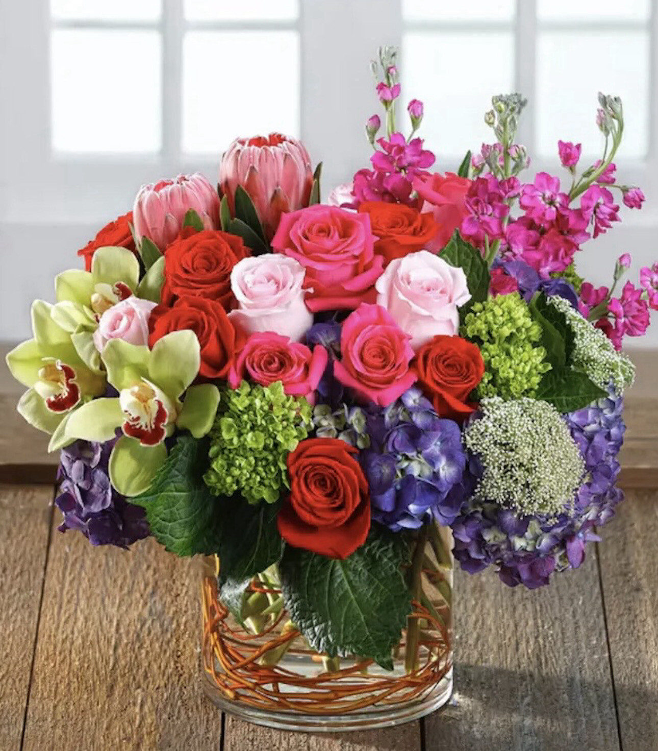 $400 Seasonal Fresh Flower Vase Arrangement