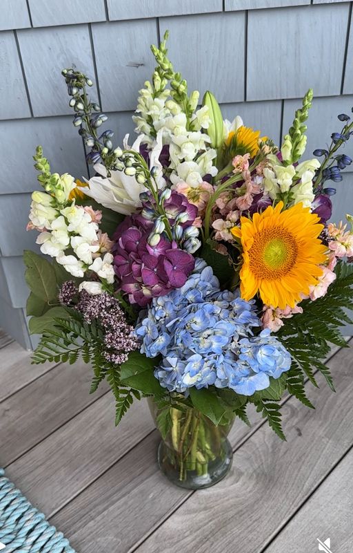 $200 Seasonal Fresh Flower Vase Arrangement