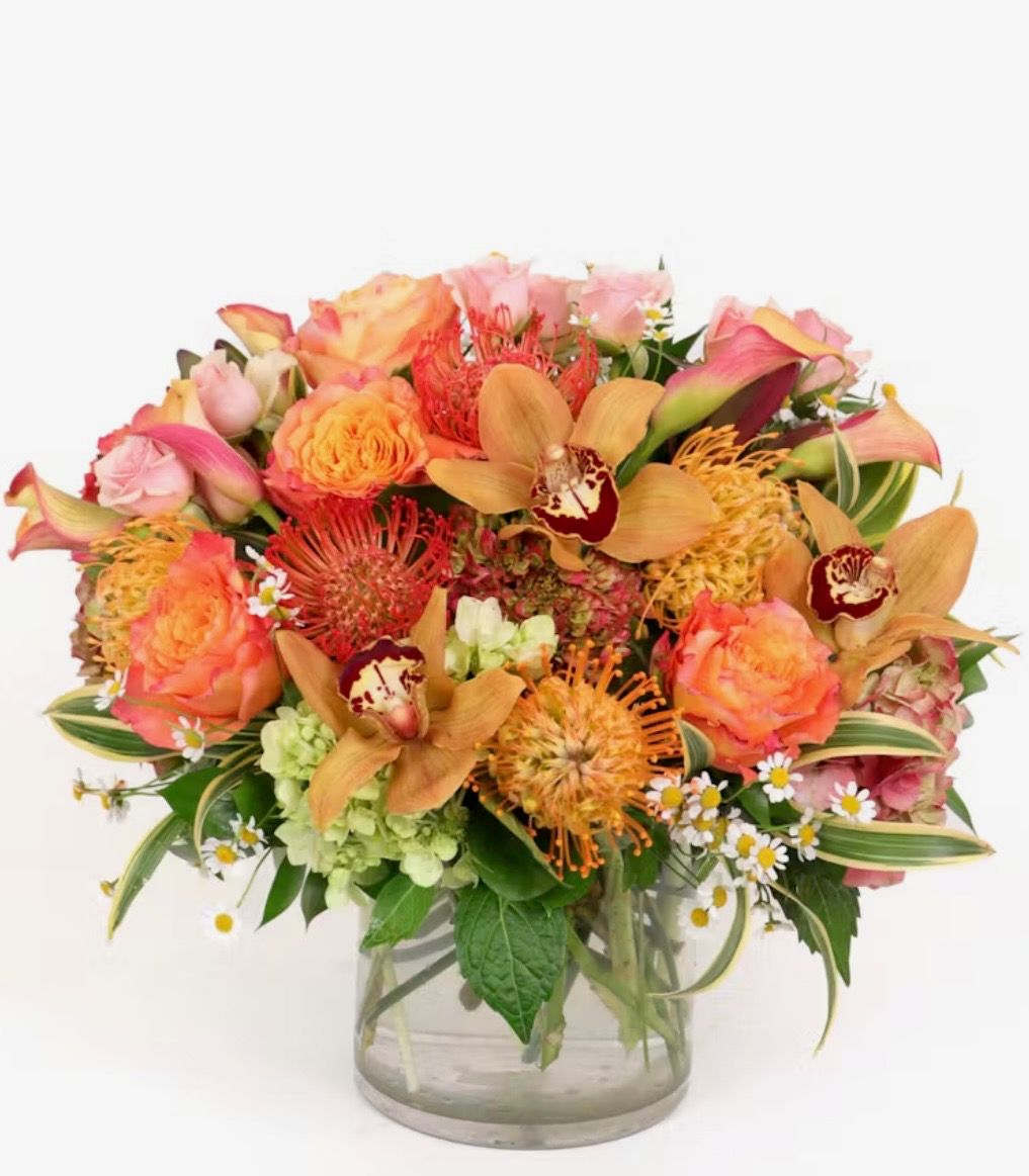 $250 Fresh Flower Fall Arrangement