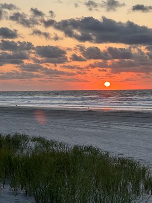 Sunrise on Stone Harbor NJ's pristine beaches