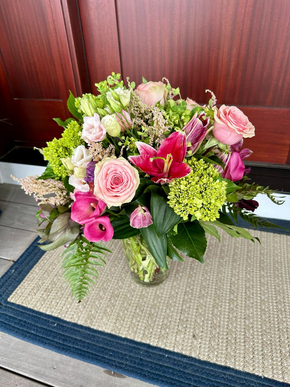 $225 Seasonal Fresh Flower Vase Arrangement