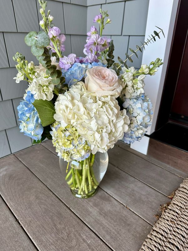 $140 Seasonal Fresh Flower Vase Arrangement