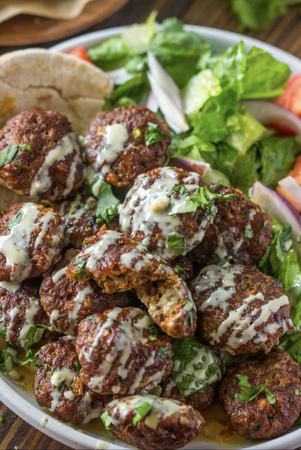 Lamb Kufta Patties, Cilantro Chutney(6pc)