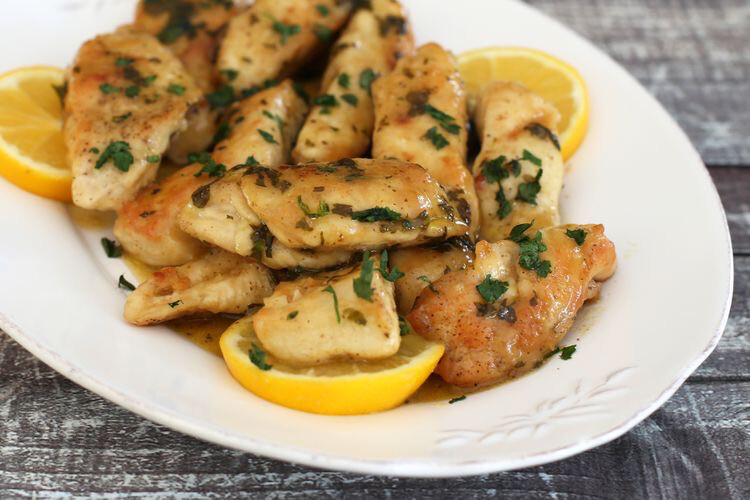 Lemon Parsley Marinated Chicken Breast