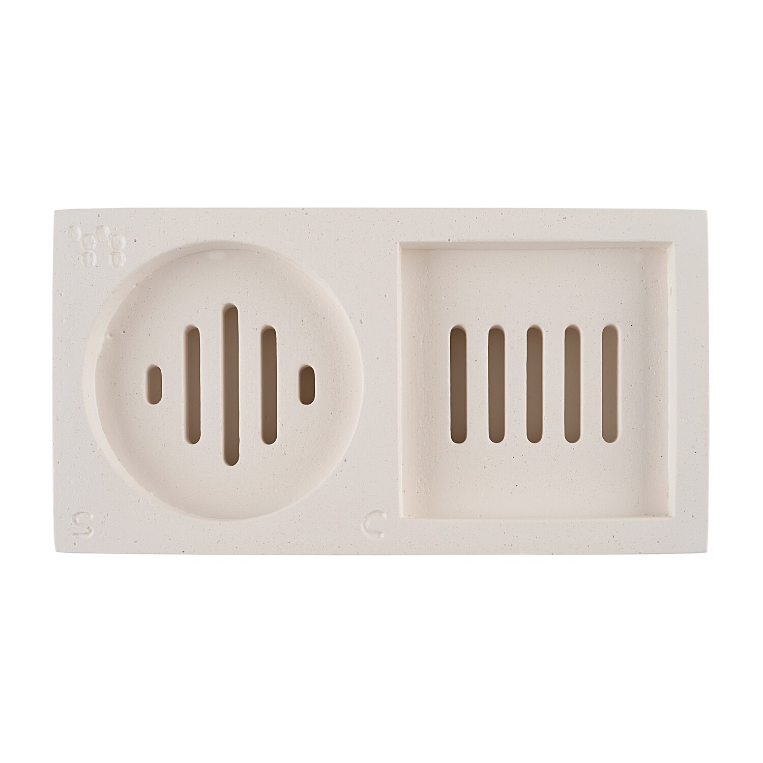 BAR TRAY WHITE PEACH
