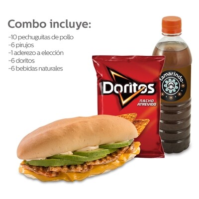 Combo Gitanos de Pollo - para preparar en casa - Combo Gitanos de Pollo - para preparar en casa -