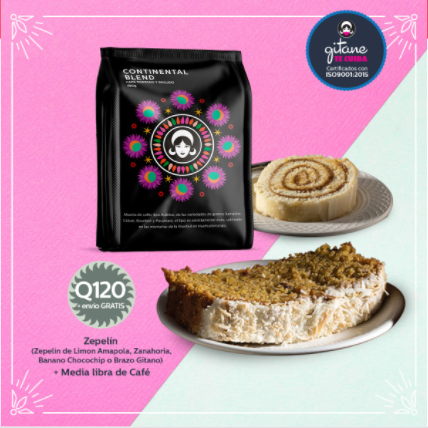 Brazo gitano o Zeppelin + Media Libra de Café + Envió Gratis Brazo gitano o Zeppelin + Media Libra de Café + Envió Gratis