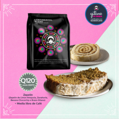 Brazo gitano o Zeppelin + Media Libra de Café + Envió Gratis Brazo gitano o Zeppelin + Media Libra de Café + Envió Gratis